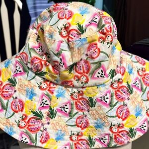 Steve Madden Vibrant Floral Sun Hat